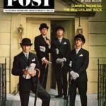 The cover of The Saturday Evening Post, August 8, 1964. Featuring the Beatles.