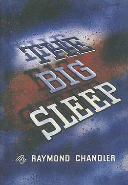 Cover for the detective fiction novel, The Big Sleep, by Raymond Chandler