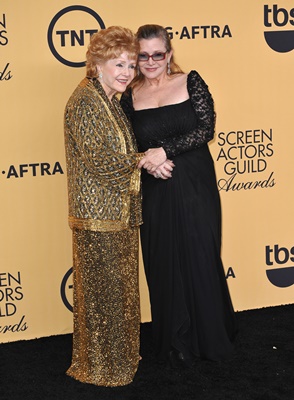 Debbie Reynolds and Carrie Fisher (Shutterstock)