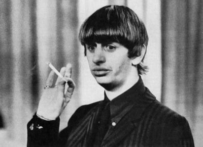 Although Richard Starkey, known as Ringo Starr, is the oldest member of the Beatles, he is at the bottom of their pecking order. "Yeah! Yeah! Yeah! Music's Gold Bugs: The Beatles," The Saturday Evening Post. March 21, 1964.