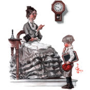 JC Leyendecker's Late for School, September 19, 1914