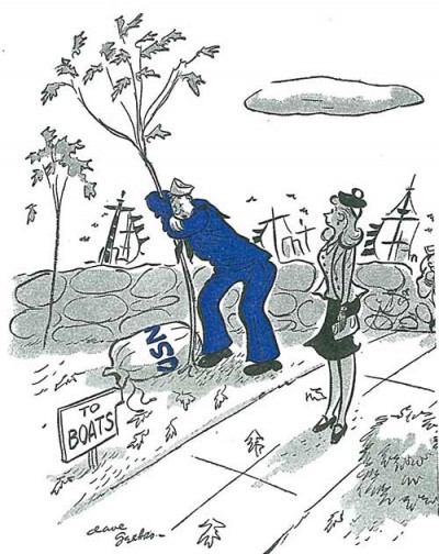 "I'll get onto it in a minute. Everything is so darn steady." From November 14, 1942 "I'll get onto it in a minute. Everything is so darn steady." From November 14, 1942