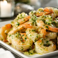 Shrimp in Sherry-Garlic Sauce, courtesy of The Food Channel.