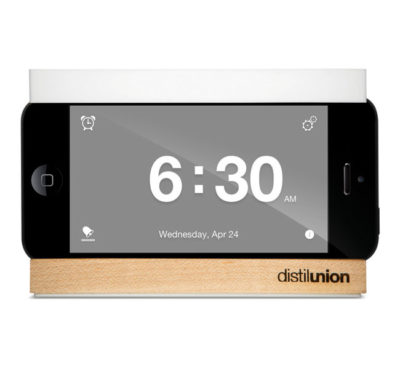 Distil Union Snooze Alarm with iPhone