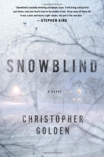 Cover for the novel, "Snowblind"