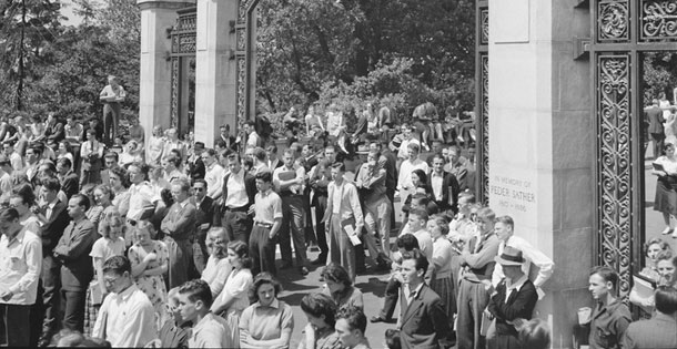 Student Peace Strike at the University of California at Berkeley