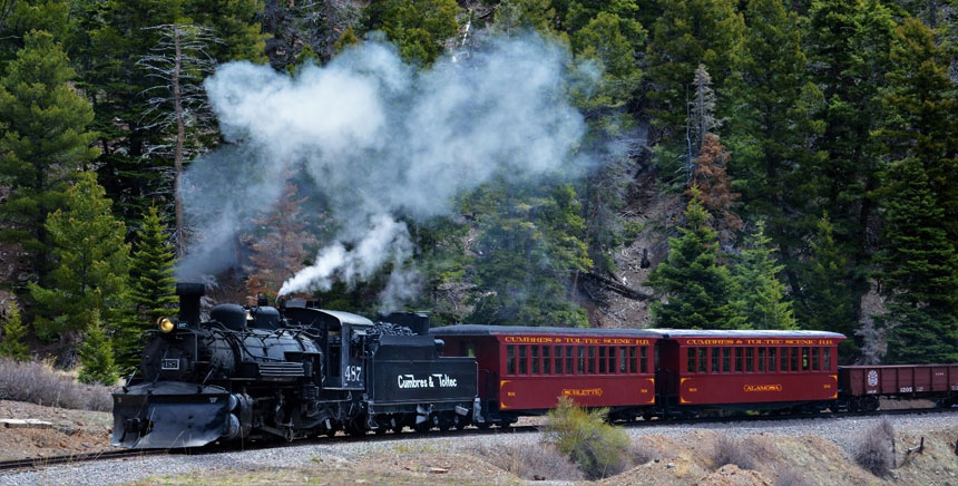 steam train trips usa