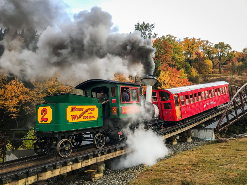 steam train mainline trips