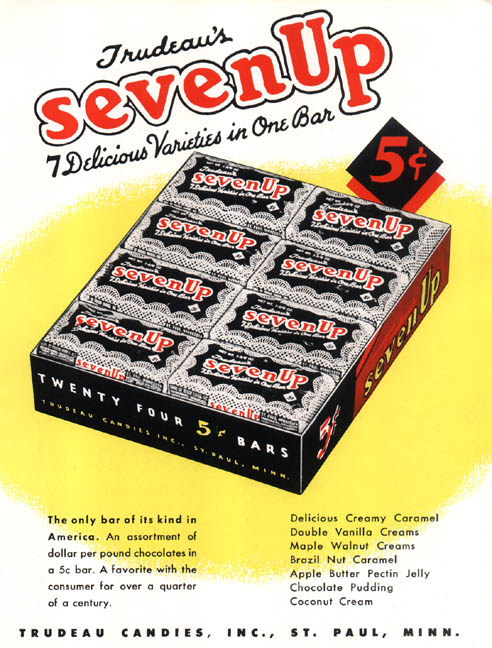 Seven Up candies Ad
