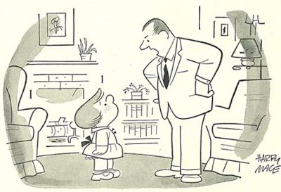 “All right! All right! Whom do you think you’re speaking to in that tone of voice?” from October 22, 1960