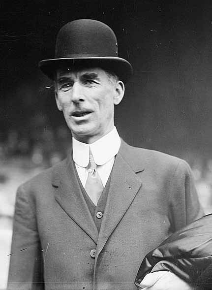 Connie Mack, manager of the Philadelphia Athletics, in 1911. “There is no use in blinking at the fact that at that time the game was thought, by solid, respectable people, to be only one degree above grand larceny, arson and mayhem, and those who engaged in it were beneath the notice of decent society." Source: <a href="http://www.loc.gov/pictures/item/ggb2004009862/">Library of Congress</a>