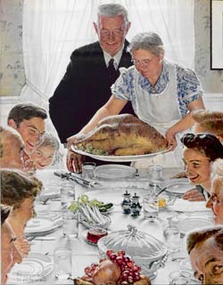 Freedom from Want by Norman Rockwell