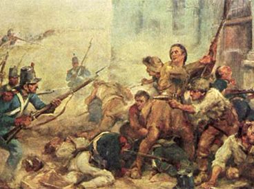 Battle at Alamo