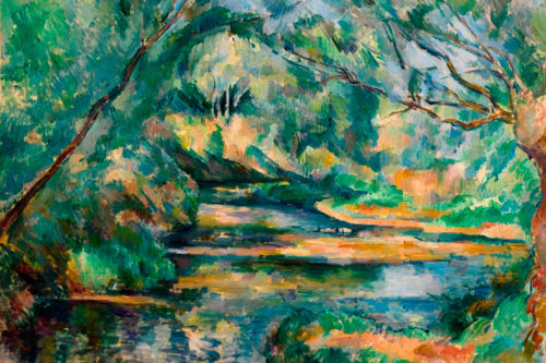Painting of a brook
