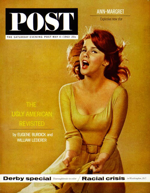 Ann-Margret posing for the Saturday Evening Post