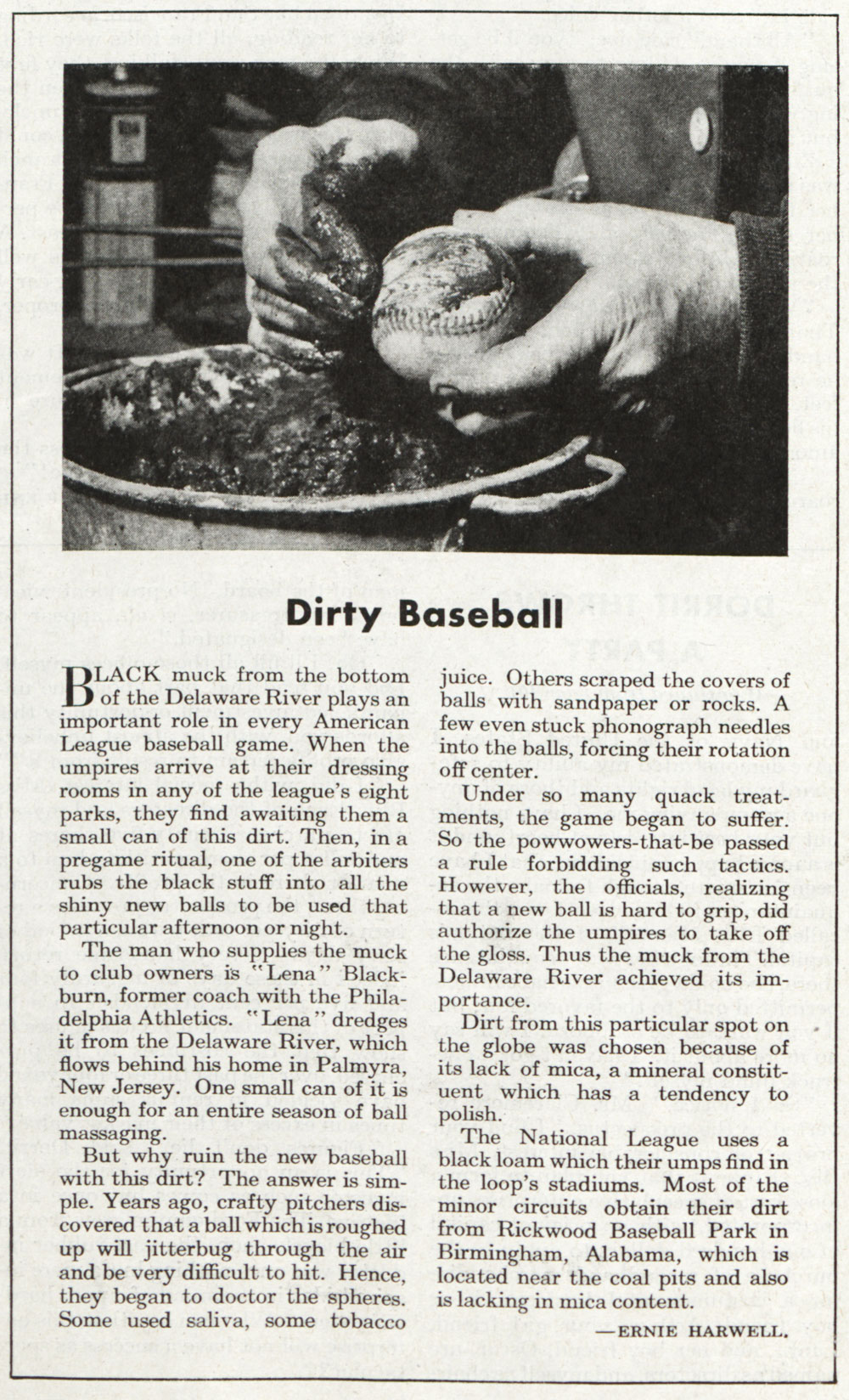 Page 1 of "Playing Dirty"