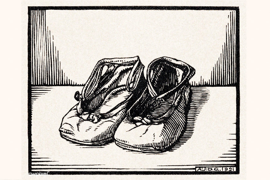 Illustration of a pair of shoes