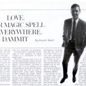 Russell Baker in the pages of the Saturday Evening Post