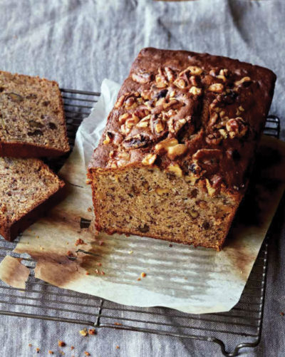 Banana Bread with Lots of Toasted Walnuts