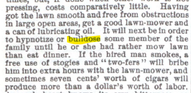A clipping from an 1899 Country Gentleman.