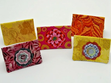 Business Card Holders Craft by Kym Delmar. Photo by Kym Delmar.