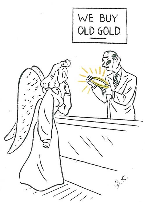 “We Buy Gold” from February 13, 1943