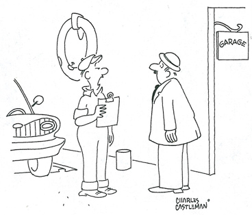 Horn Fixing cartoon from September/October 1998