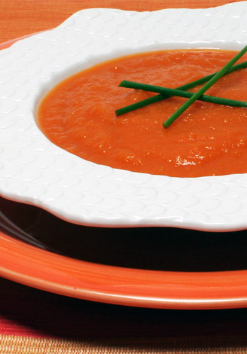 Carrot Soup with Orange and Ginger