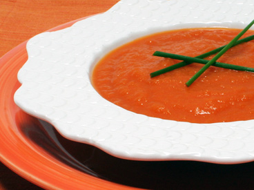 Carrot Soup with Orange and Ginger