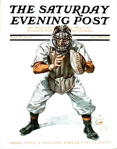 catcher Baseball Catcher from May 15, 1909