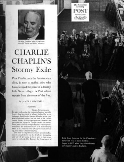 Charlie Chaplin's Stormy Exile