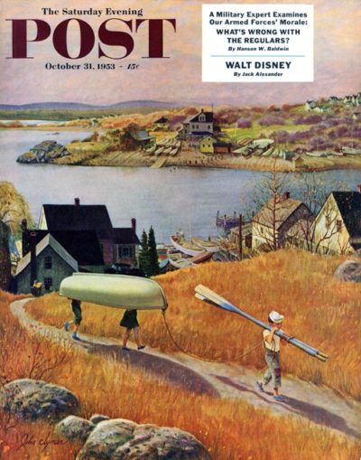 Children with Rowboat by John Clymer