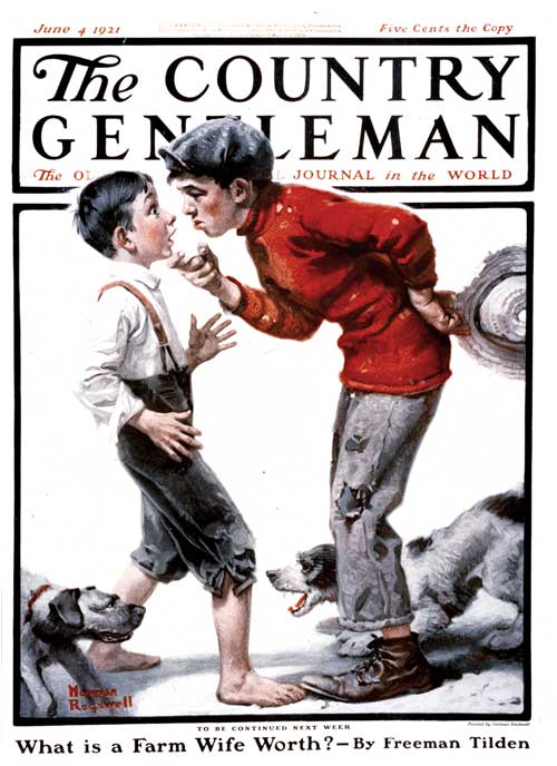 Hey, Shrimp! by Norman Rockwell Hey, Shrimp! by Norman Rockwell