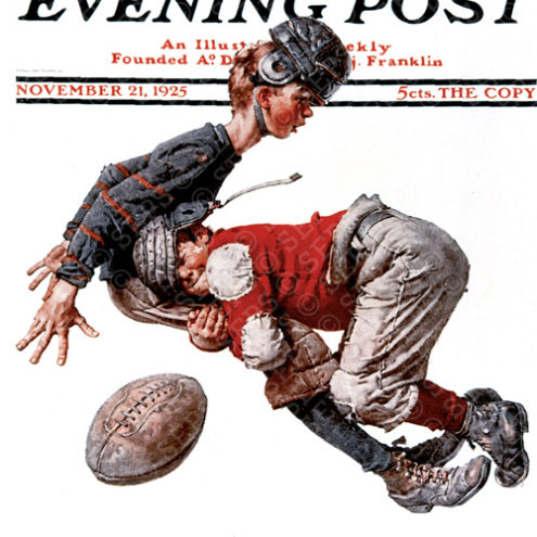 tackled saturdayeveningpost