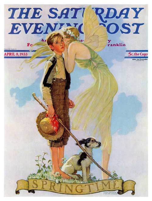 Springtime 1933 by Norman Rockwell, April 8, 1933