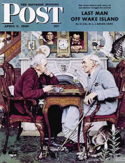April Fool by Norman Rockwell - April 3, 1943