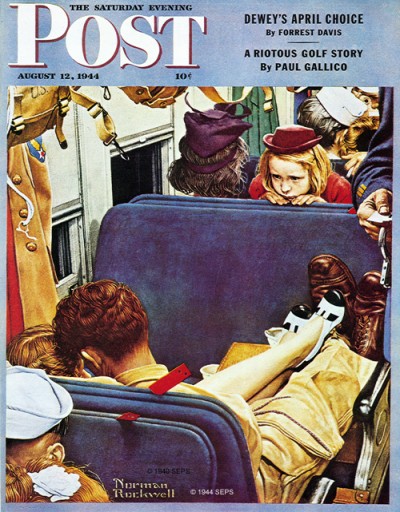 Norman Rockwell<br /><em>Travel Experience</em><br />August 12, 1944