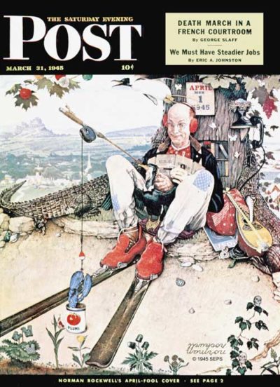 April Fool by Norman Rockwell - March 31, 1945