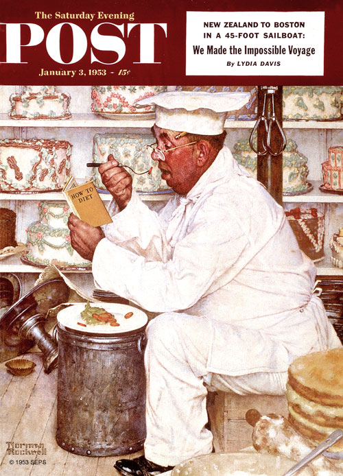 How to Diet by Norman Rockwell, January 3, 1953