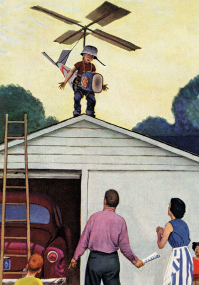 Learning to Fly by John Falter. © SEPS. All Rights Reserved.
