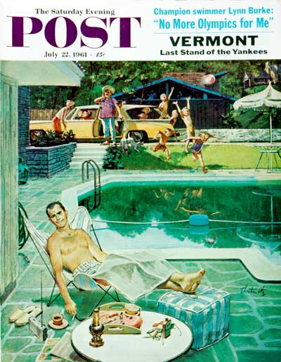 Thornton Utz Unwelcome Pool Guests 1961