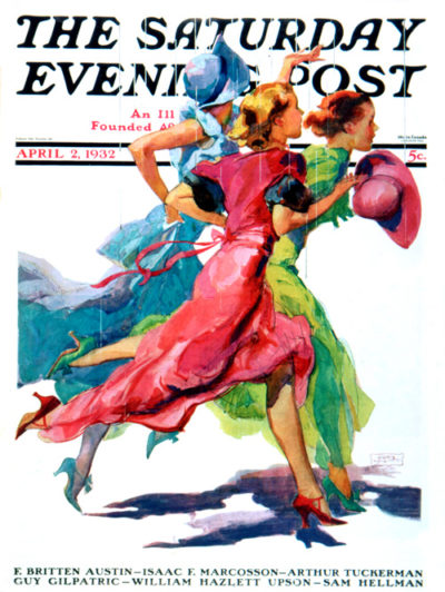 John LaGotta<br /><em>Ladies Running From Rain</em><br />April 2, 1932