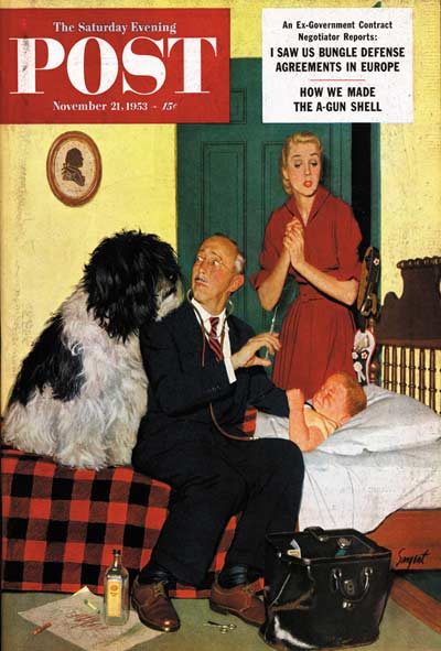 Dr. and the Dog by Richard Sargent from November 21, 1953