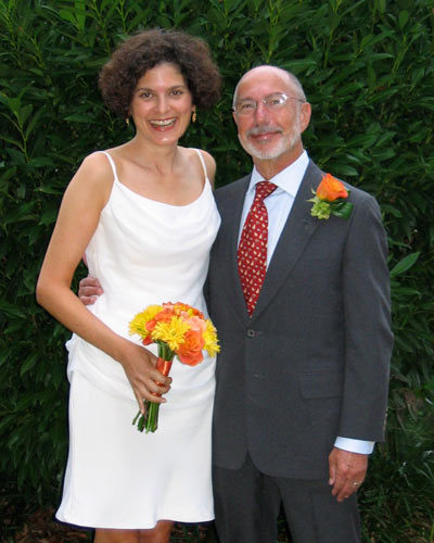 Wedding photo of Devra and Jim Fishman. Photo courtesy Devra Lee Fishman.