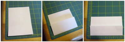Folded paper for Decorative Gift Card Envelope