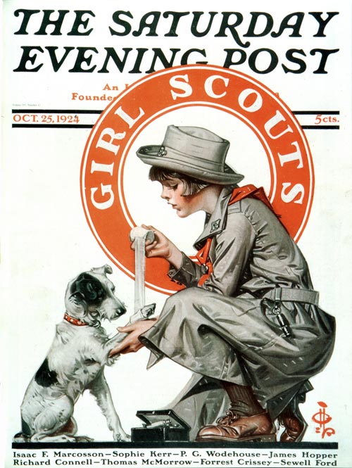 Girl Scout by J.C. Leyendecker