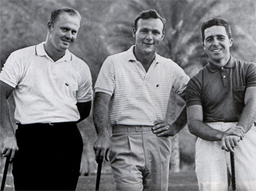 Jack Nicklaus, Arnold Palmer, Gary Player 1963