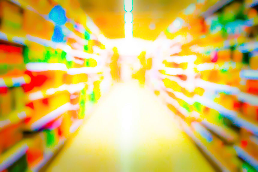 Image of a supermarket aisle