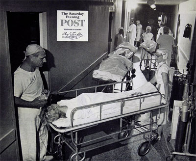 1958 Los Angeles Queen of Angels Hospital.