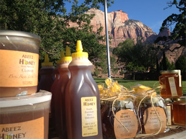 honey in Zion Canyon